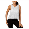 thumbnail image 2 of Calvin Klein Performance Womens Fitness Workout Tank Top, Pulse Heather, XL, 2 of 2