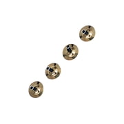 Rhythm Band Brass Cymbals With Knobs Finger Cymbals, Two Pair With Straps