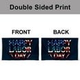 thumbnail image 2 of Dutern Double Sided Happy Labor Day Flag Banner 3 Ply with Brass Grommets 3x5 Feet 780724, 2 of 5