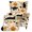 Halloween Pumpkin Cat Print, variant on HELLHERO Halloween Spandex Wingback Chair Slipcover with Stretch, Washable Armchair Cover for Living Room Indoor