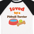 thumbnail image 4 of Inktastic Pitbull Terrier Loved by a (Dog Breed) Boys or Girls Toddler T-Shirt, 4 of 5