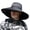 Orange, variant on Outdoors Large Wide Brimmed Fishing Hat Sun UV for Protection Waterproof Buc