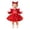 Watermelon Red, variant on mgoYE Baby Girl Christmas Outfit Newborn Infant My First Christmas Dress Tutu Skirt with Headband Set