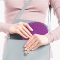 thumbnail image 2 of Wosthever TPE pequeña rodillera redonda antideslizante deporte Fitness Yoga Mats portátil soporte plano cojín tablón gimnasio almohadillas Uniforme atlético Púrpura, 2 of 6