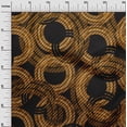 thumbnail image 3 of oneOone Velvet Brown Fabric Geometrical Dress Material Fabric Print Fabric By The Yard 58 Inch Wide, 3 of 4