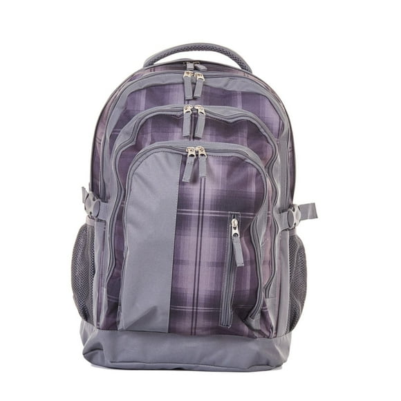 Jetstream Large Multi-pocket System Backpack, Grey Plaid
