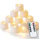 thumbnail image 1 of Velas de té LED Homemory, 12 unidades con temporizador remoto, 1 of 8