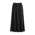 thumbnail image 7 of Maxi Wrap Skirts for Women Summer Elastic High Waisted Casual A Line Long Linen Skirt with Pockets, 7 of 7