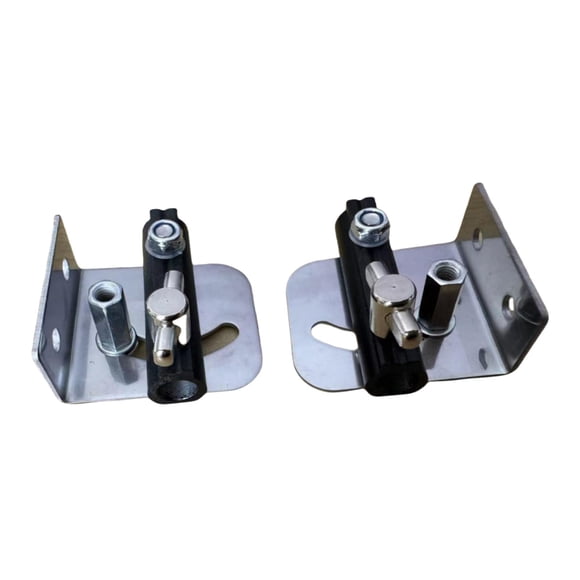 2 soportes para correa de batería, piezas para instrumentos de percusión, fácil instalación, tornillos de fijación para práctica en el escenario.