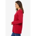 thumbnail image 3 of Woman Within Plus Size Perfect Long-Sleeve Crewneck Tee (Petite Available), 3 of 6