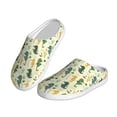 thumbnail image 2 of Wukai Seahorse Print Women's Indoor Bedroom Slipper Slip On Shoes, Unisex House Shoes with Anti-Skid Sole for Men, Gift for Women Men-8, 2 of 7