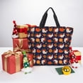 thumbnail image 6 of Fuzoiu Turkey And Thanksgiving Print Durable Tote Bag,Shoulder Bag with Zipper Closure,Casual Tote's Handbag,for Daily Use, Shopping, School, Work, 6 of 7