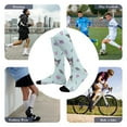 thumbnail image 5 of Kuromi And My Melody Compression Socks For Women And Men Support Knee High Socks For Running Hiking Athletic Nursing, 5 of 7