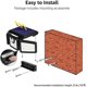 thumbnail image 1 of Luces solares de seguridad, 3 luces de sensor de movimiento de cabeza ajustables 70led, 1 of 2