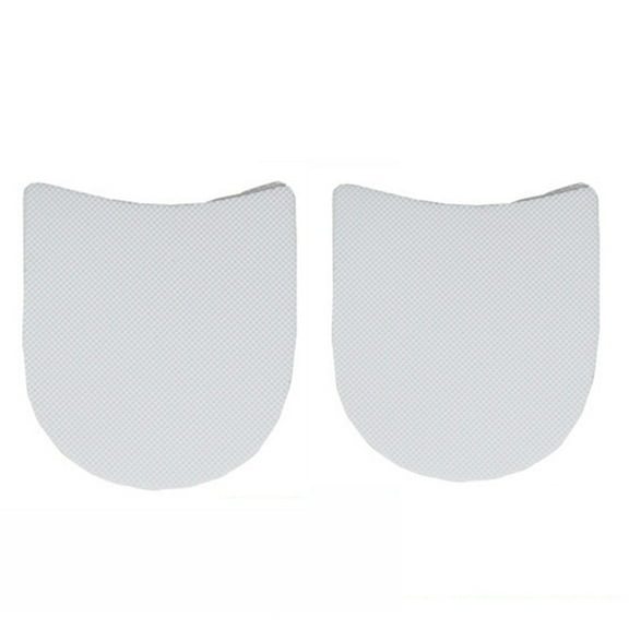 DIY Pad Classic Wear-resistant Replace Shoe Sole 1 Pair Anti Slip Protective Half Soles Repair Heel Sole Shoe Accessories WHITE