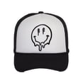 thumbnail image 2 of Top Headwear Smile Hat Drip - Snapback Trucker Hat White/Black, 2 of 4