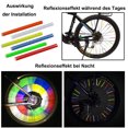 thumbnail image 4 of Etmury 72 PCS 6 Farben Speichenreflektoren Fahrrad Reflektoren Speichenreflektoren Spezialschlauch Sprach Reflektor Reflektierende Clip de montaje Zhivalor HR-0258, 4 of 7