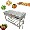 thumbnail image 5 of INTBUYING Food Warmer 4 Well Electric Steam Table Bain-Marie Buffet Server for Kitchen Restaurant Stainless Steel, 5 of 10