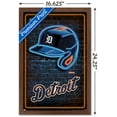 thumbnail image 3 of MLB Detroit Tigers - Neon Helmet 23 Wall Poster, 14.725" x 22.375" Framed, 3 of 6