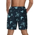 thumbnail image 3 of Kdxio Beautiful Butterflies Print Men'S Swim Trunks With Compression Liner 7 Inch Inseam Quick Dry Swim Shorts, 3 of 7