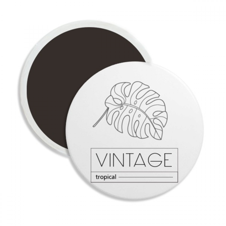 

excellent classical tropical round ceracs fridge magnet keepsake decoration