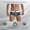 thumbnail image 2 of JOCKMAIL Men's Boxer Briefs Mens Underwear Boxer Briefs with Men's Boxer Shorts Camouflage Underwear, 2 of 8