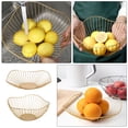 thumbnail image 3 of 2 cestas de fruta de hierro forjado huecas y delicadas, cestas para aperitivos, 3 of 6