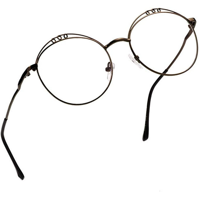 LifeArt Blue Light Blocking Computer Reading Glasses with Transparent Lens for Women/Men