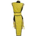 thumbnail image 3 of Female Sexy Suit with Mask Uniform Yellow, 3 of 7