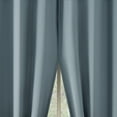 thumbnail image 4 of No. 918 Brandon 2-Piece Magnetic Closure Room Darkening  Grommet Top Curtain Panel, Vintage Blue, 54.0”W x 96"L, 4 of 9