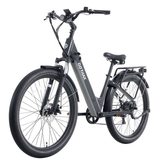 CTI 2 Electric Bike - 27.5" Pneumatic Tires, 350W Motor, Top Speed 32 km/h, Range Up to 80km, Pedal Assist, 6-7 hr Charge Time, Aluminum Alloy E-Bike
