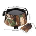 thumbnail image 3 of Outdoor Folding Portable Water Basin, Travel Camping Wash Bucket, Hotel Face Foot Hand Wash Basin, Compact Water Container with Storage Bag, Green, 3 of 6