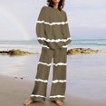 thumbnail image 1 of Puntoco Conjunto de pantalones y manga larga estampados a la moda para mujer, conjunto informal de dos piezas, liquidación Puntoco Puntoco-2241, 1 of 5