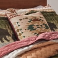 thumbnail image 2 of Benjara Kip 18" Throw Pillow- Geometric Southwest Motifs- Natural Brown Finish, 2 of 5