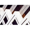 thumbnail image 2 of Hausenflock, Alan 32x23 White Modern Wood Framed Museum Art Print Titled - Geo Facade II, 2 of 4
