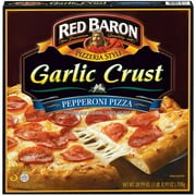 Red Baron: Pizzeria Style Garlic Crust Pepperoni Pizza, 24.99 oz