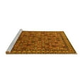 thumbnail image 2 of Ahgly Company Machine Washable Indoor Rectangle Oriental Yellow Industrial Area Rugs, 4' x 6', 2 of 4