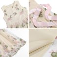 thumbnail image 7 of IBTOM CASTLE Flower Girl Dress Lace Embroidery Birthday Party Wedding Dresses Kids Formal Bridesmaid Tulle Dresses Princess Pageant Floral Gown Beige, 7 of 7