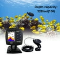 thumbnail image 3 of Depth ,Screen Wired Fish Color Screen Wired Dual 328ft/100m Water Ff918-c100ds Color Screen Wired Fish Dual 328ft/100m Water Boat Fish Dual 328ft/100m Water Boat Fish Rusuo Zdhf, 3 of 6