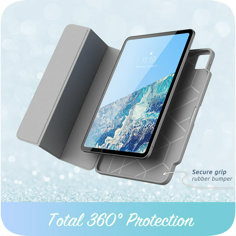 SIWENGDE Case for iPad Pro 11 Inch 4th/3rd/2nd Generation 2022/2021/2020  with Pencil Holder [Support iPad 2nd Pencil Charging] Slim Trifold Stand
