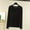 Black, variant on Women'S Long Sleeve Pajama Top Loose Casual Sleepwear Tunic Blouse with Pockets for Home Lounge