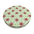 thumbnail image 2 of Lsque Lilies Flowers Round Bar chair cushion covers Velvet Fabric Premium Comfort Protects from Scratches and Stains for 14-17 Inch Chair- 14 inch, 2 of 7