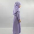 thumbnail image 5 of Otqutp 2pcs Girls Muslim Abaya Prayer Dress with Hijab 𝗜slamic Middle Eas𝘁 Arab 𝗗ubai Robe Full Cover Ramadan Eid Clothes, 5 of 5