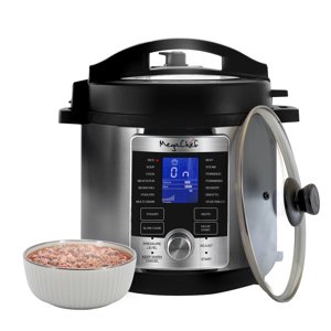 MegaChef 6-Quart Stainless Steel Digital Pressure Cooker