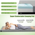 thumbnail image 2 of Canddidliike Foldable Camping Mattress with High Density Foam Cushion and Anti-slip Bottom, Air Mattresses & Sleeping Bags for Outdoor, Gray, 2 of 11
