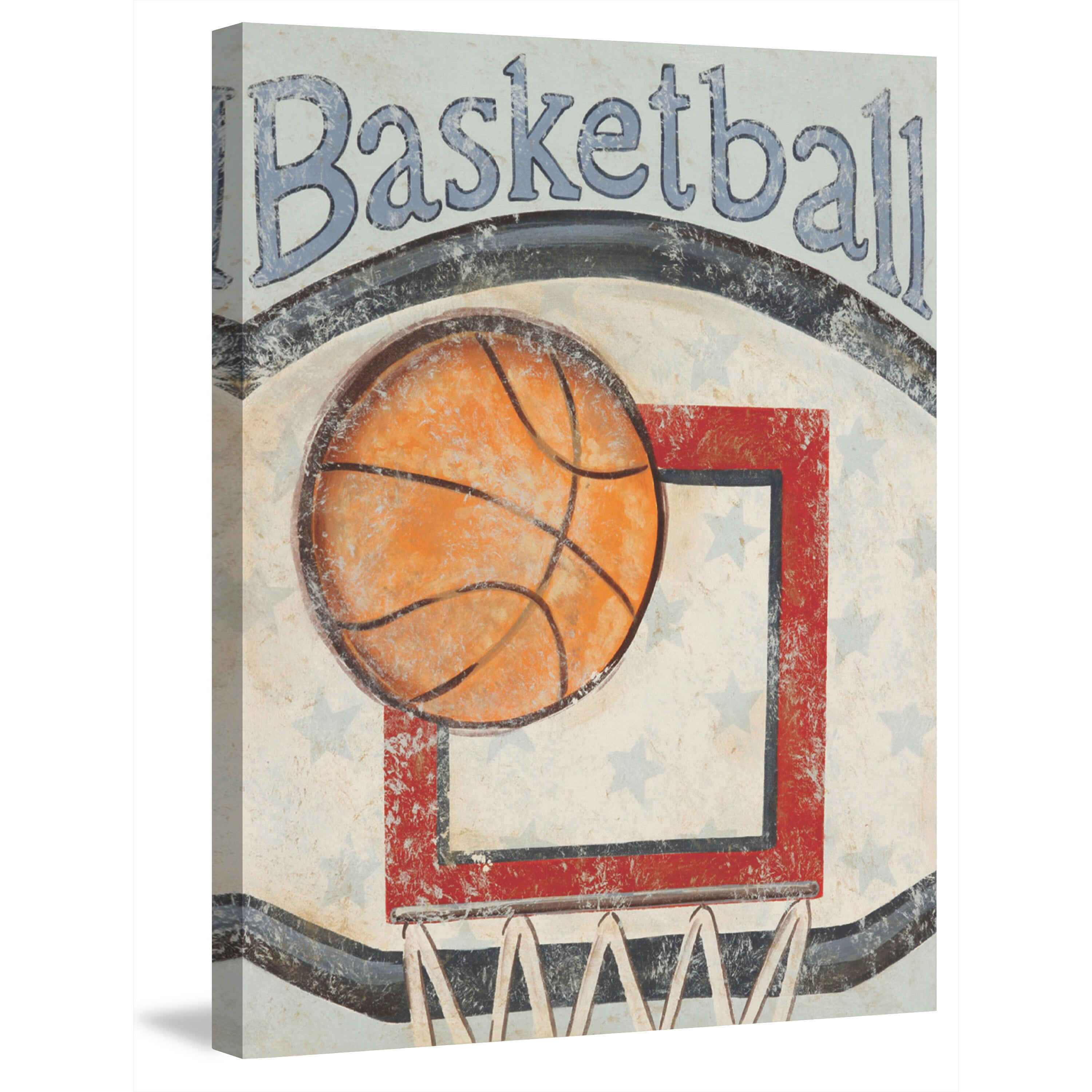 Marmont Hill "Backboard" by Reesa Qualia Painting Print on Wrapped Canvas