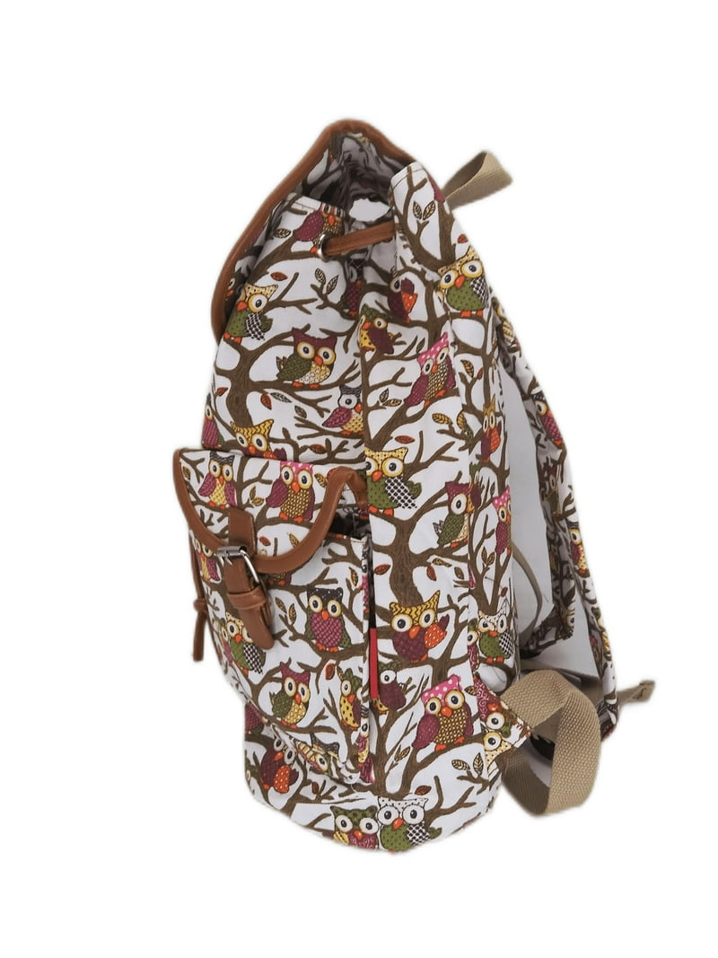 Bravo! Women's Backpack Owl Rucksack Drawstring - Walmart.com