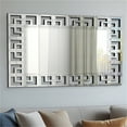 thumbnail image 2 of LUVODI W 27.55" x H 42.74" Art Decorative Wall Mirrors Large Grecian Venetian Mirror for Hotel Home Vanity Sliver Mirror, 2 of 10