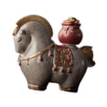 thumbnail image 3 of Estatua de caballo, figura de Feng Shui chino, resina, mano de obra fina, animal decorativo B, 3 of 9