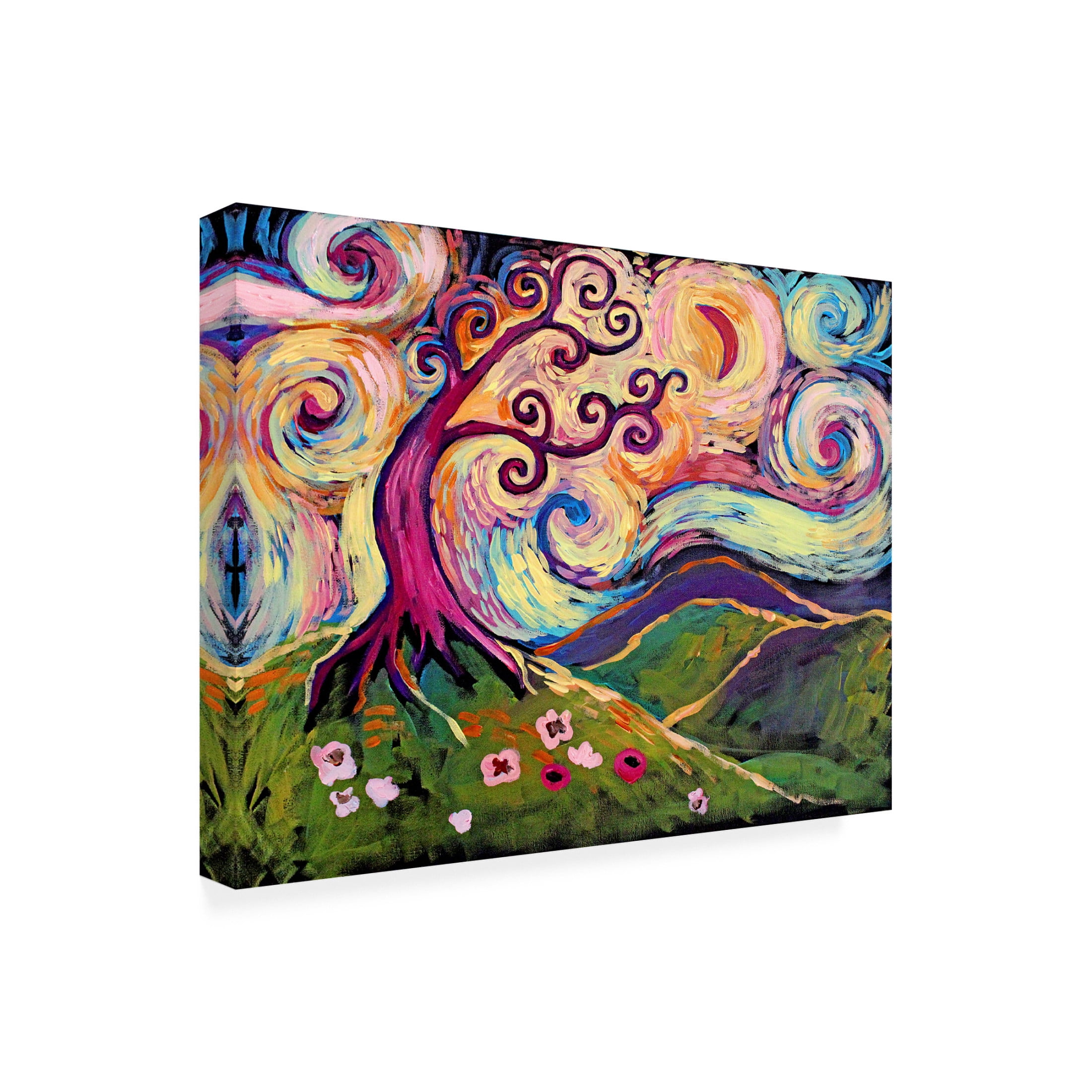 Canvas Wall Art - Natasha Wescoat 'Emboldened' Wall Art for Living Room, Bedroom, or Office Décor by Trademark Fine Art - 47 x 35 Inches